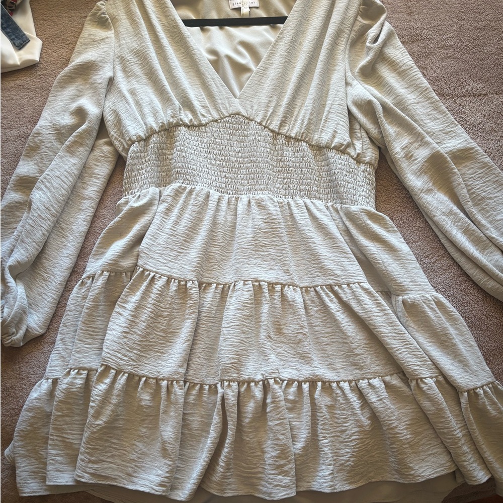 Tan dress